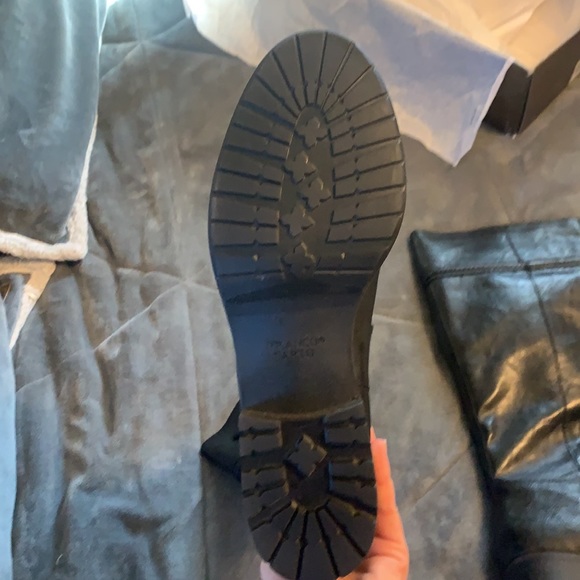 Franco Sarto Patriot Black Tumbled Moto Boot - Picture 2 of 3